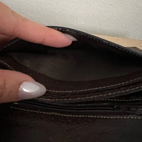 Vintage Gucci GG Monogram Canvas Leather Clutch Wallet - Picture 11 of 16